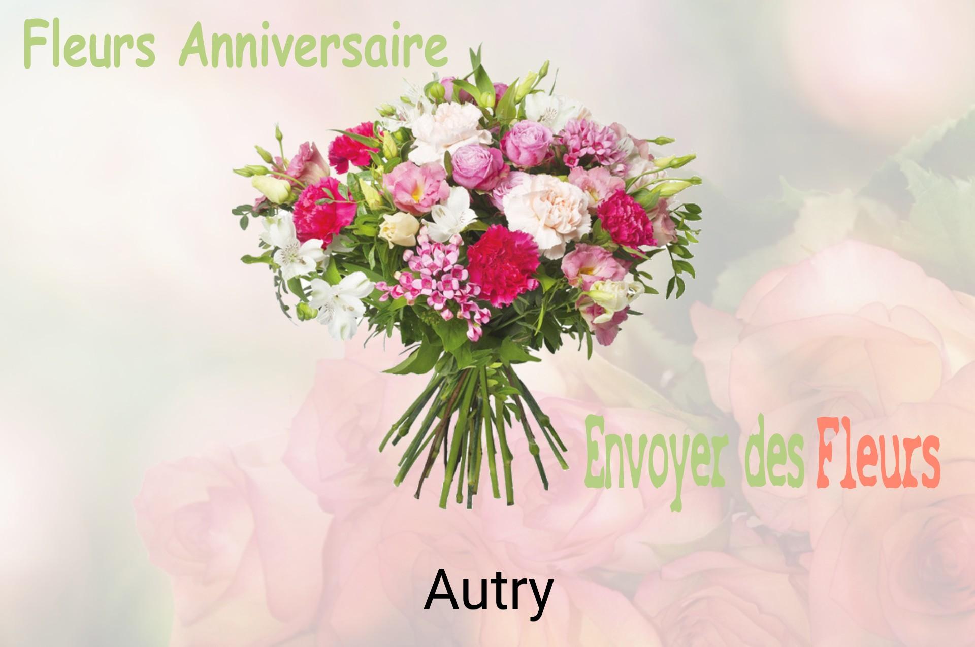 Bouquet de fleurs d’anniversaire livré à Autry